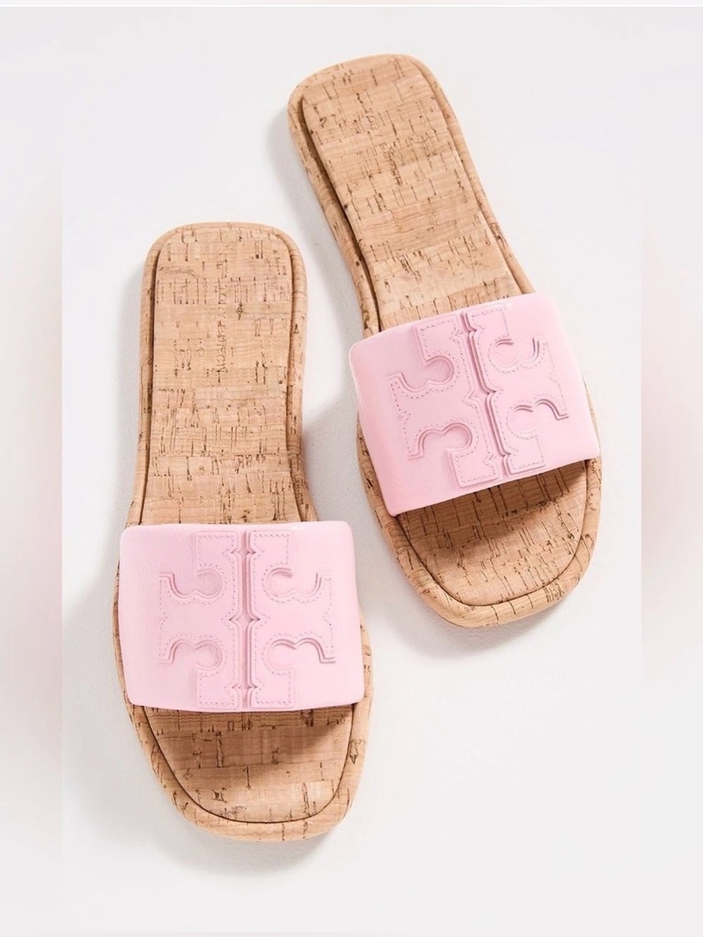 Women’s Tory Burch double T sport sandal slide petunia pink size 7.5
